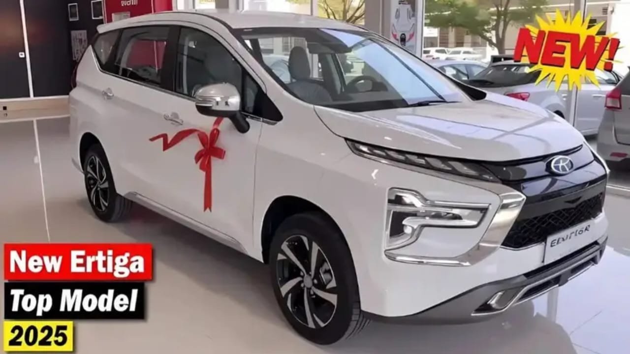 Maruti Suzuki Ertiga Launched 2025 – 1.5L Smart Hybrid Engine, 32km/l Mileage & 7-Seater Premium MPV Starting at ₹3.69 Lakh!