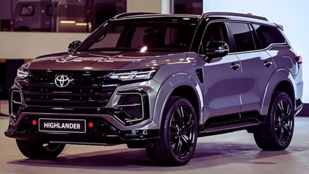 Toyota Highlander Price 2026 – 2.5L Self-Charging Hybrid, 243HP Power & Luxurious 7-Seater SUV Starting at Just ₹4.35 Lakh!